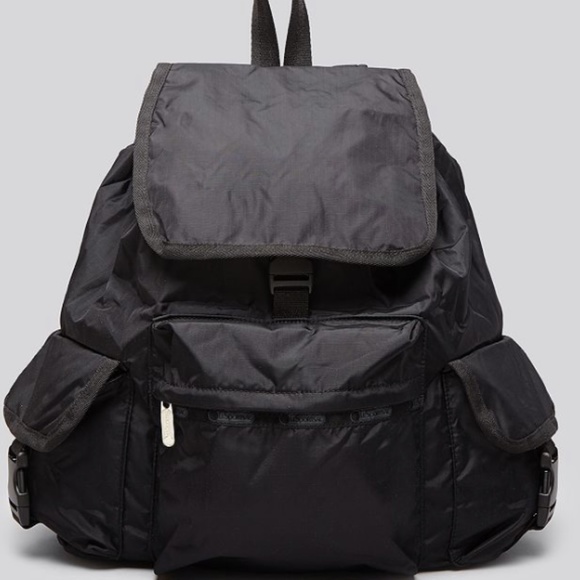 Lesportsac | Bags | Lesportsac Black Patent Backpack | Poshmark display picture 2